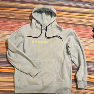 NEOCOCO Light Blue Hoodie Pullover Sweatshirt Mens Size‎ Medium